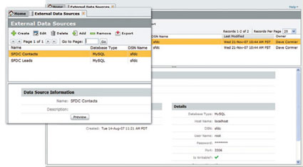 Create targets dynamically using profile data from Salesforce.com